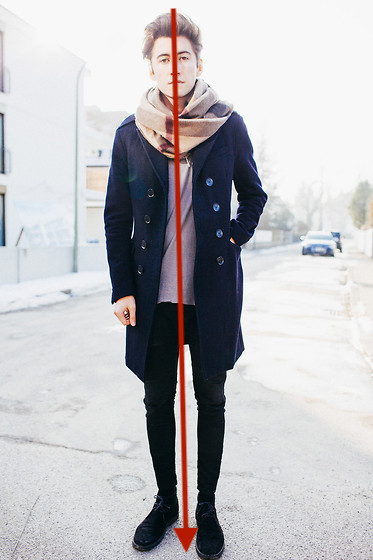 低身長でコートをメンズで着こなす方法 オーバーサイズはコクーン