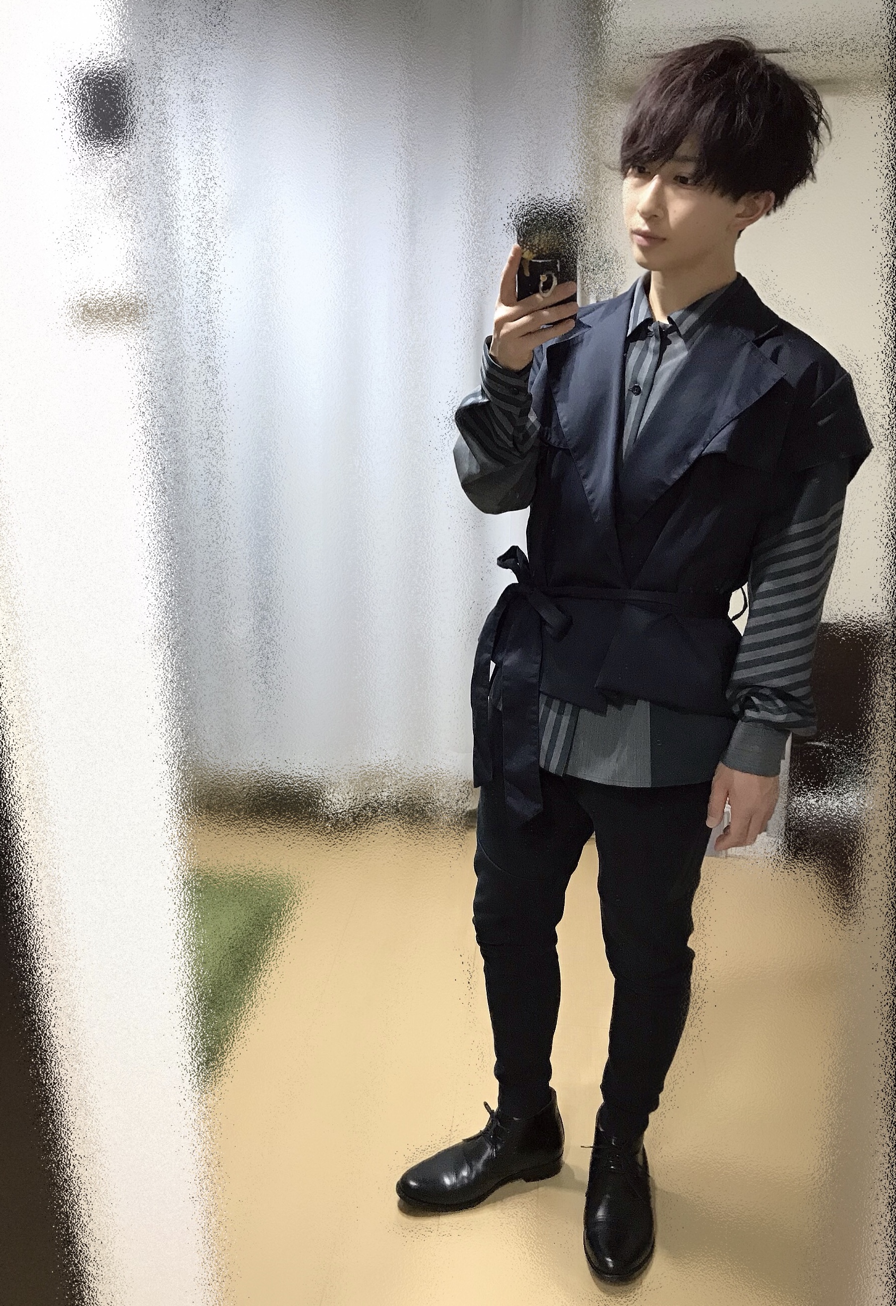 人間 フロント 平行 低 身長 スーツ コート Hama Chou Jp